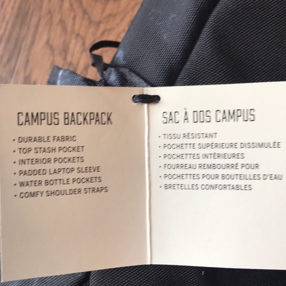 Campus Backpack - Black/White Marble - Picture 5 of 8